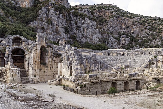From Antalya: Private Tour to Kekova Island, Myra and Demre - Rock-cut tombs and the Roman theatre: cliffs that feel eerie in the best way