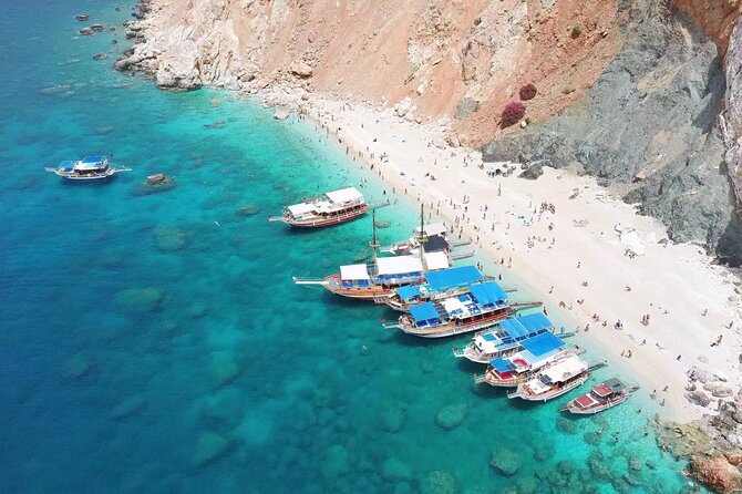 From Antalya Suluda Island Small Group Boat Trip with Lunch - On-board lunch and tea: Simple, included, and mostly about convenience
