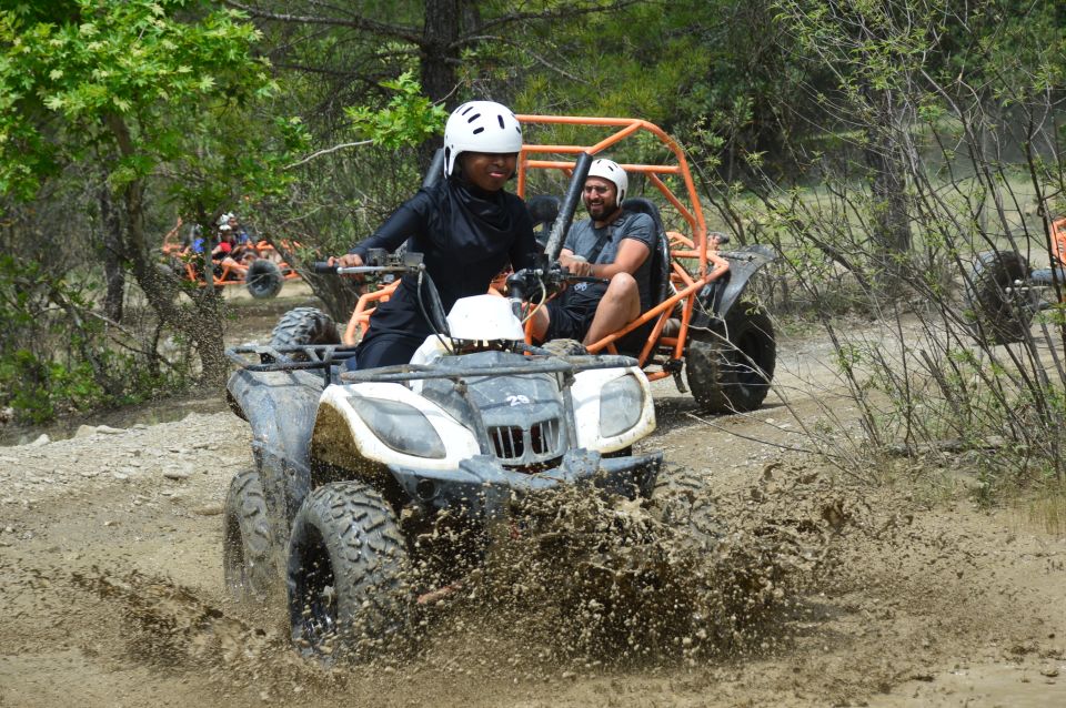 From Belek: Fully Combo Zipline, Quad Safari, Rafting, Lunch - Quad Safari in the Taurus Mountains: Dust, Speed, and Seating Rules