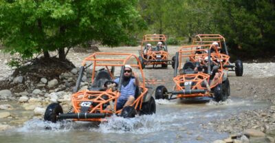 From Belek: Fully Combo Zipline, Quad Safari, Rafting, Lunch - Zipline Over the Canyon Pines: Quick Ride, Big Payoff