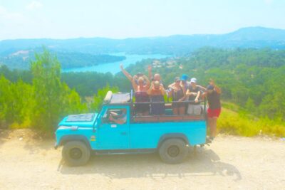 From City of Side: Adventure Jeep Safari Tour - Manavgat Waterfall stop: a 1€ entrance fee and quick photo time