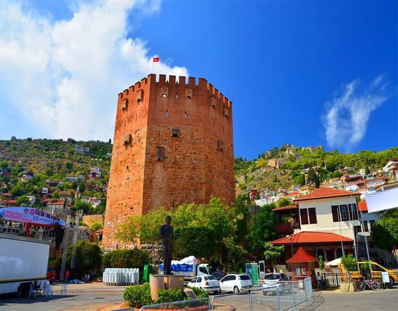 From City of Side: Alanya Tour with Lunch, Boat & Cable Car - Red Tower (Kızılkule) and the Maritime Museum Stop