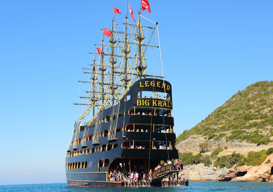 From City of Side and Alanya: Legends and Pirates Yacht Tour - Alanya Harbor free time: bazaar wandering and castle-area views