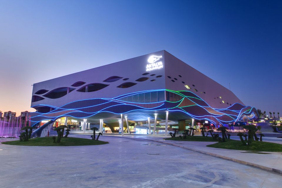 From City of Side: Antalya Aquarium Tour, Ticket & Transfer - Antalya Aquarium: the 131-meter tunnel tanks and what to focus on