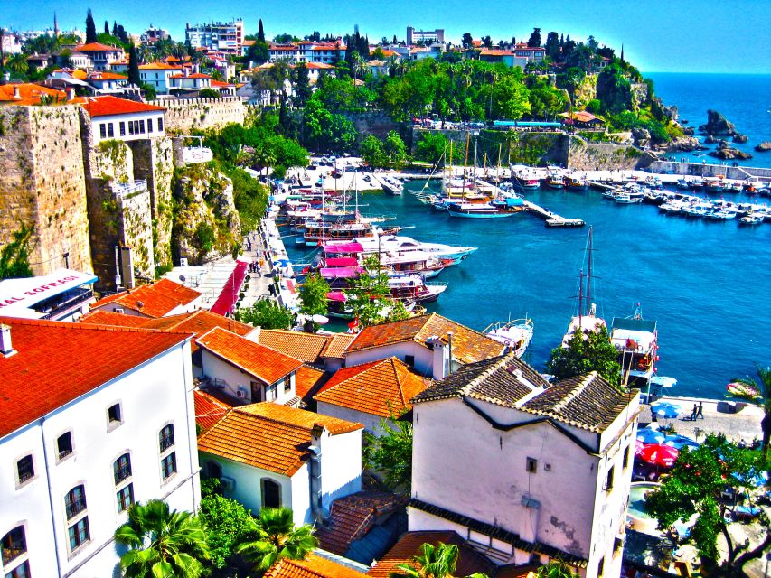 From City of Side: Antalya Tour with Cable Car and Transfers - Antalya Grand Bazaar and old bazaar free time: shop on your terms