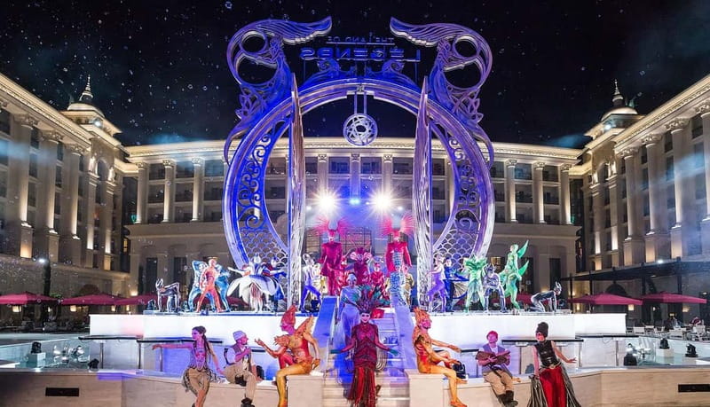 From Side: Land Of Legends Night Show With Transfer - Key things to know before you go