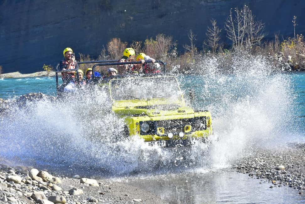 From Side: Rafting w/ Zipline, Quad, Jeep Safari & Lunch - Open Jeep Safari: Rocky Paths, No Chill, Great Photos