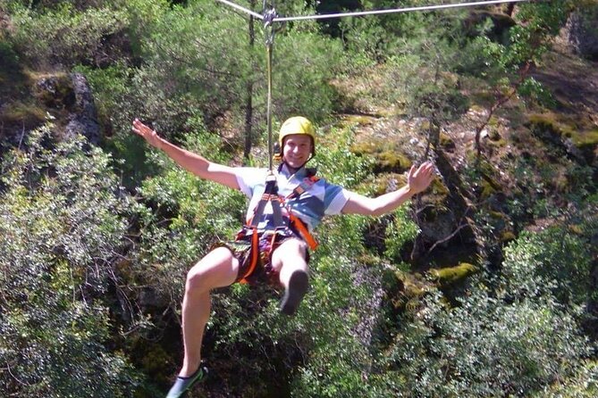 Full Day Adventure Rafting Zipline Quad and Buggy - Zipline: short ride, big mood shift