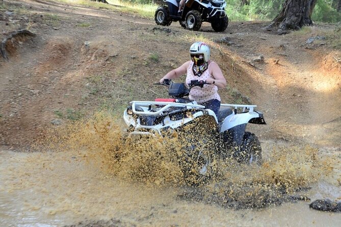 Full-Day Rafting, Ziplining, Quad and Buggy Adventure from Side/Manavgat - Zipline after the dirt: short flights that still deliver