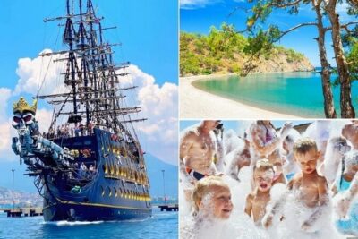GONSTER : Luxury Pirate Boat Trip Lunch & Soft Drinks & Transfer - Air-conditioned transfers: one less headache in Antalya