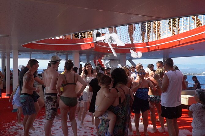 Half Day Boat Tour in Side, Turkey - Stop 2 in Side: Apollo Temple Photos, Caretta Bay Foam Party, and Waterslide Time