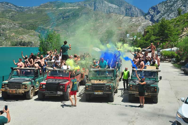 Jeep Safari-Lunch-Boat-Canyon-Waterfall-Foam,Water Party - Side hotel pickup and the pace of the day
