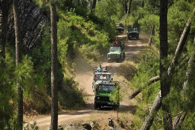 Kemer Jeep Safari With Free Hotel Transfer & Lunch - Sycamore tree stop and Byzantine castle ruins: nature with old stone