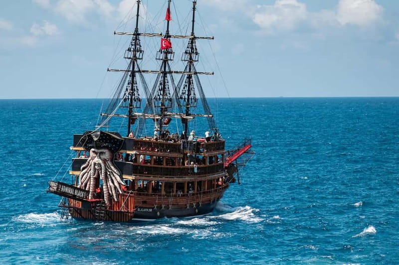 Kemer Pirate Boat Trip with Transfer - Boarding The Wooden Yacht: Deck Life and the Pace of the Day