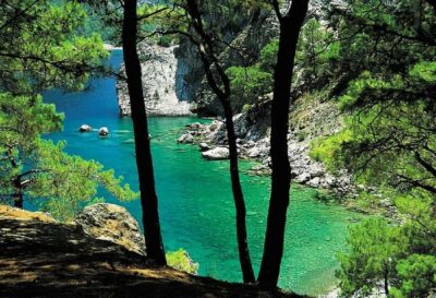 Kemer Porto Genoese-Sazak Bays Boat Trip With Mud Baths - Porto Genoese: Fortress-Shadow Photos and a Coastal History Stop