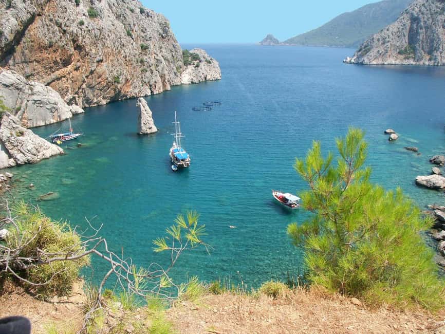 Kemer Porto Genoese-Sazak Bays Boat Trip With Mud Baths - Lunch on Board: BBQ Meal, Sun Time, and Budget Reality