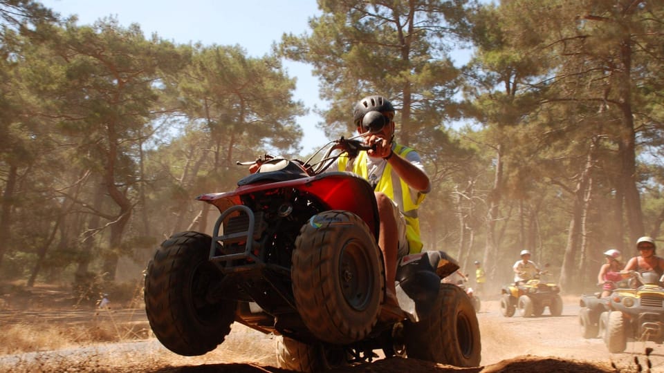 Kemer: Quad Safari Experience - The 1.5-hour off-road ride: rocks, mud, and shallow water