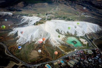 Pamukkale Sunrise Hot Air Balloon Experience from Antalya - Arriving near takeoff: what to expect before you lift off