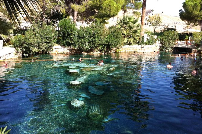 Pamukkale Tour - Thermal pools stop: Cleopatra Pool swimming and ticket reality