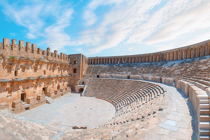 Perge Aspendos Aquaduct Side with Waterfall - Manavgat Waterfall: Tea Gardens, Spray, and the Best View From Higher Up