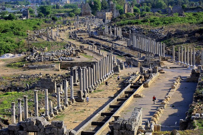 Perge, Aspendos, Side and Waterfall Full Day Tour - Lunch in the Local Restaurant: Included Fuel That Doesn’t Feel Rushed