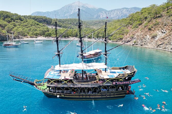 Pirates Boat Trip with optional Pick Up - Drop Off from Antalya - Quick Hit Points Before You Go