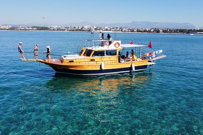 Private Boat Tour İn Side - Passing the Ancient City of Side From the Sea