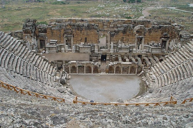 private daily tour pamukkale by u can travel - Hierapolis ruins: sarcophagi, gates, and the ancient theater