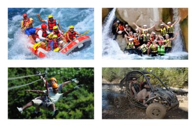 Rafting, Buggy or Quad, Zipline, Canyoning (4 in 1) Tour - Rafting the 7 km run near the Ancient Roman Bridge