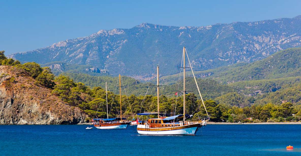Relaxing Boat Trip with Lunch and Drinks - Kemer’s Coast First: pirate caves, beaches, and big mountain views