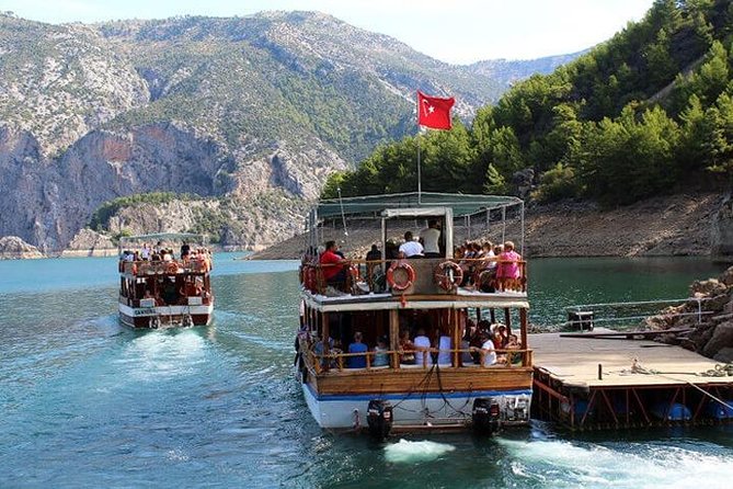 Side-Alanya: 5-Hour BoatTour inGreen Canyon with Lunch SoftDrinks - The On-Board Experience: Local Guide Info and Soft Drinks That Keep You Going