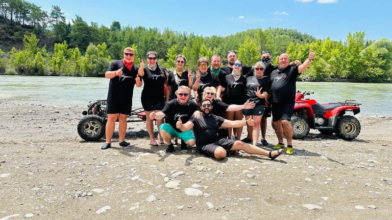 Side/Antalya: Canyon Rafting, Buggy or Quad, & Zipline Tour - Rafting the Köprülü Canyon: swim, rapids, and cool-water breaks