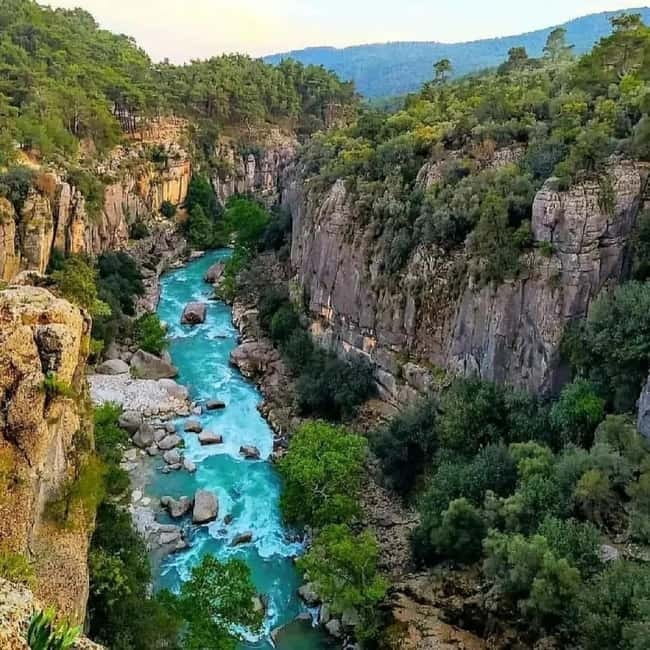 Side/Antalya: Canyon Rafting, Buggy or Quad, & Zipline Tour - Zipline over the canyon: the moment you get height