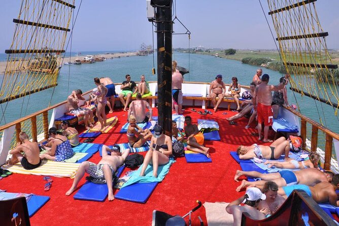 Side: Dolphin Island Boat Tour with Foam Party and Lunch - Dolphin Island free time: swimming plus foam party energy