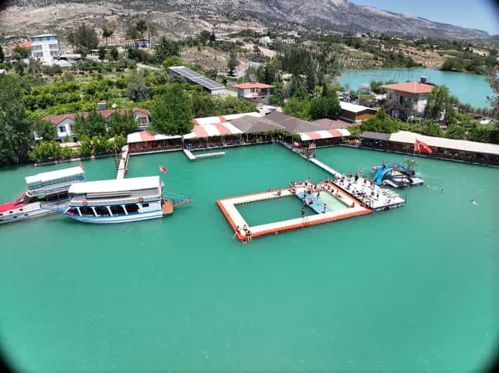 Side: Electric Catamaran Cruise, Waterfall, Seleukia, Mosque - Key highlights at a glance