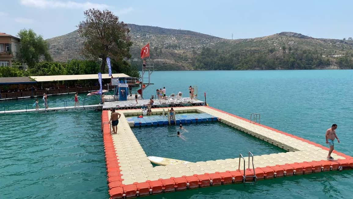 Side: Electric Catamaran Cruise, Waterfall, Seleukia, Mosque - Lunch at Gölbaşı Restaurant by the lake