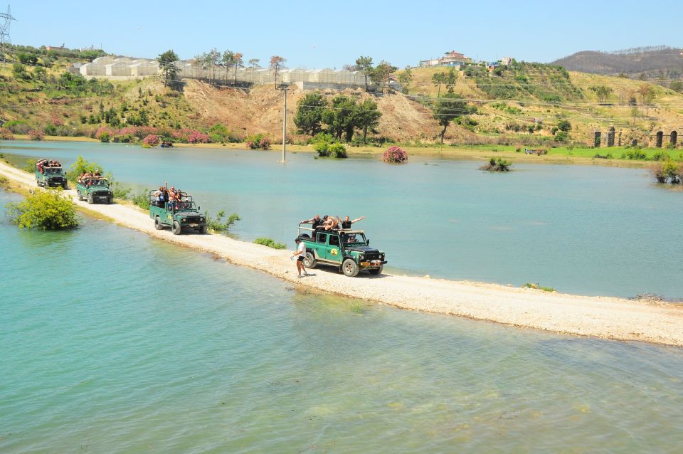 Side: Green Canyon and Waterfall Jeep Safari with Lunch - From Side hotel pickup to safety briefing: fast start, real structure