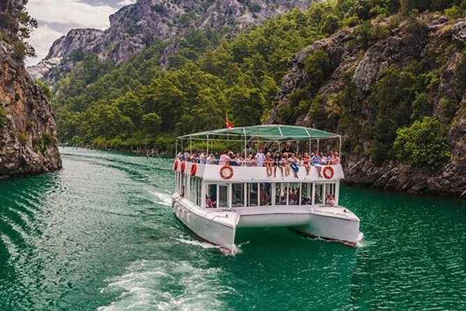 Side Green Canyon Boat Trip With Unlimited Drinks And Lunch - Green Canyon near Side: why this 14 km cruise feels different