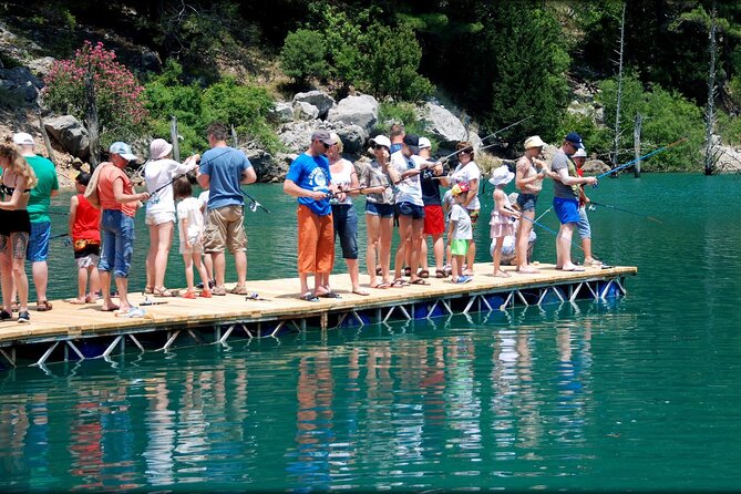 Side Green Canyon Boat Trip With Unlimited Drinks And Lunch - Kayaks and fishing gear: the free-time add-on that many people forget