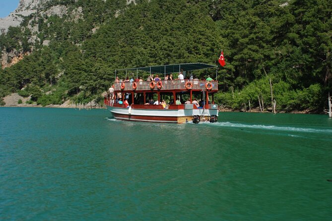 Side Green Canyon Boat Trip With Unlimited Drinks And Lunch - Morning pickup from Side at 8:30 and the first dam break