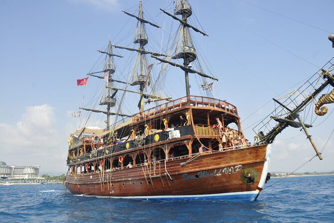 Side Manavgat Boat Trip With Lunch And Unlimited Drinks - Lunch on Board: Fish or Chicken, Pasta, Salad, and Soft Drinks