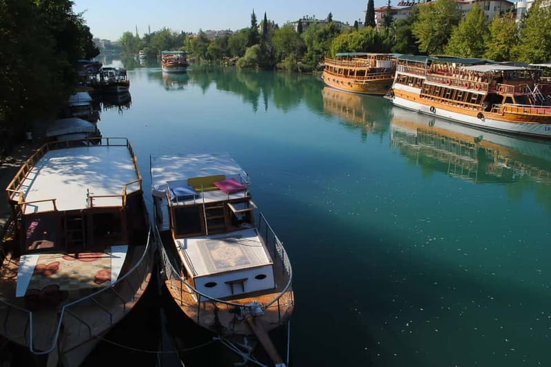 Side: Manavgat River Boat Trip & Grand Market w/ Lunch - The river meets the sea: your swim stop (refresh, not a full beach day)