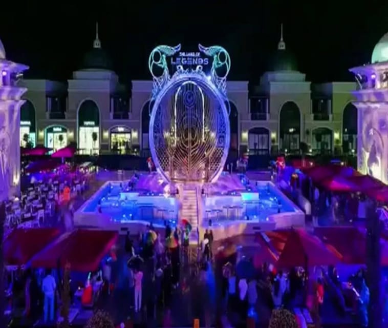 Side: Night Shows at The Land Of Legends with Transfer - Exploring the complex: exhibits, attractions, and shopping areas