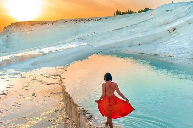 Side Pamukkale Day Trip & Sala Lake Visit w/Meals & Pickup - Pamukkale area stops: stonemason, comfort breaks, and lunch in Denizli
