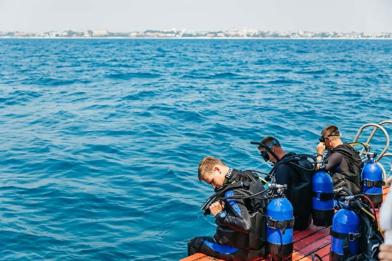 Side: Scuba Diving, Underwater Museum, 2 Dives incl. Lunch - First Underwater Session: How Beginners and Experienced Participants Are Handled