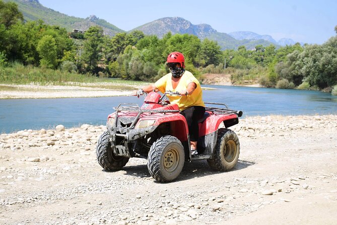 Side; The Best Quat Safari in Taurus Mountain - Riding the rugged Taurus trail: mud, streams, and photo stops