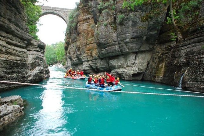 "Side: Whitewater Rafting Fun at Koprulu Canyon" - What you’re really booking in Side: a guided shared day