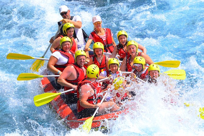"Side: Whitewater Rafting Fun at Koprulu Canyon" - The optional upgrades: canoe, zip wire, and media packages