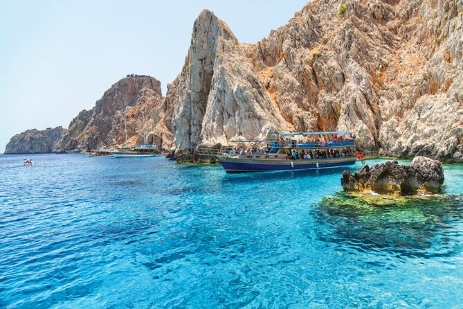 Suluada Island Boat Trip incl. Lunch and Transfer f/Kemer - Stop 4: “Cave of Love” Coastline Views and Lycian Way From the Sea