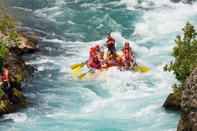 Super Combo Rafting, Jeep Safari, Quad/Buggy & Zipline f/Kemer - Zipline time: when you trade paddles for flying